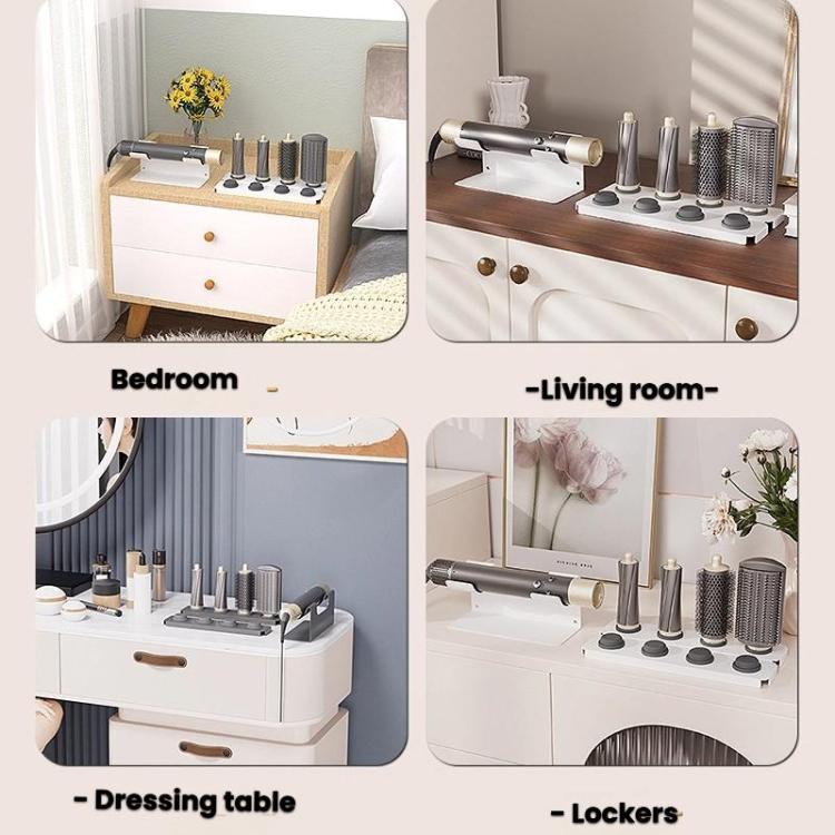 For Dyson Airwrap Styler and Nozzles Modular Desktop Storage Stand, Holds 8 Attachments(Black) - For Dyson Accessories by buy2fix | Online Shopping UK | buy2fix