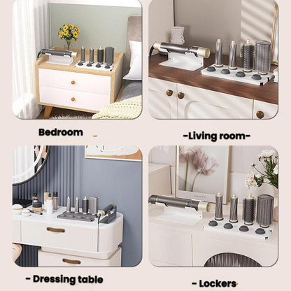 For Dyson Airwrap Styler and Nozzles Modular Desktop Storage Stand, Holds 8 Attachments(White) - For Dyson Accessories by buy2fix | Online Shopping UK | buy2fix