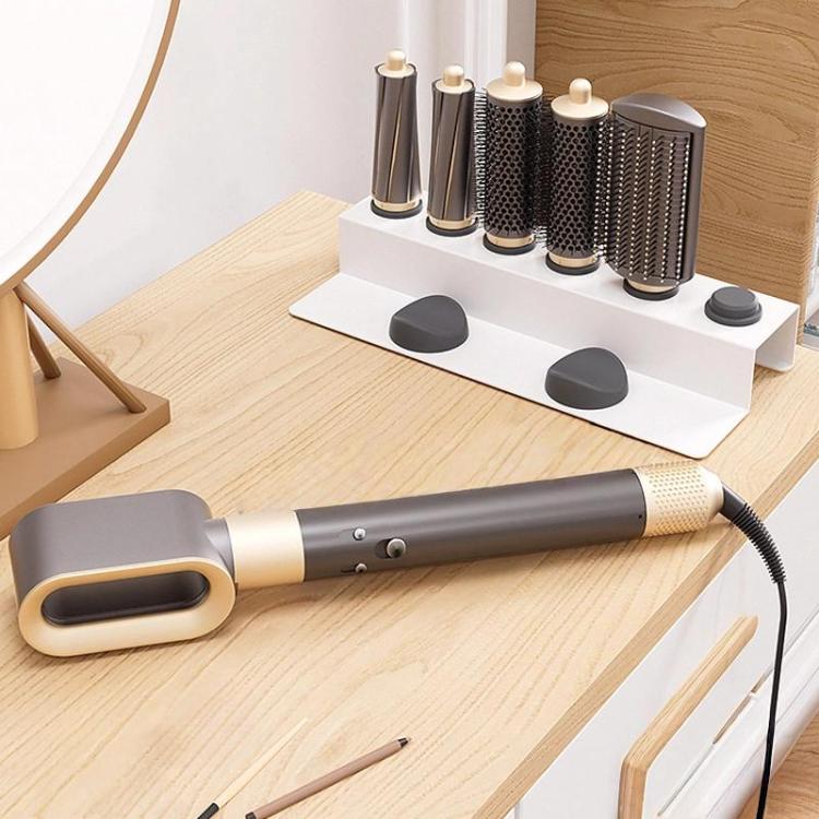 For Dyson Airwrap Attachment Storage Stand All-in-One Desktop Organizer Holds 6 Nozzles(Black) - For Dyson Accessories by buy2fix | Online Shopping UK | buy2fix