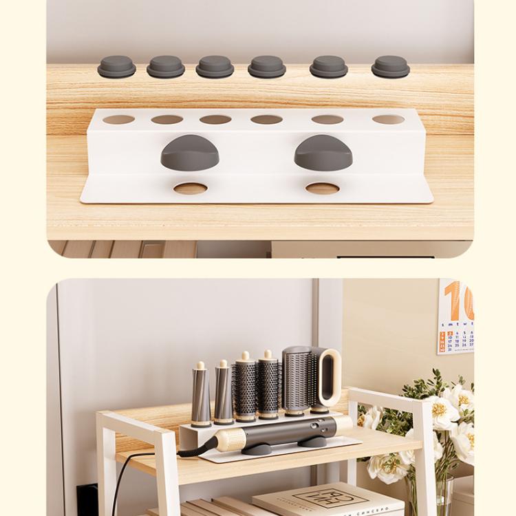 For Dyson Airwrap Attachment Storage Stand All-in-One Desktop Organizer Holds 6 Nozzles(White) - For Dyson Accessories by buy2fix | Online Shopping UK | buy2fix