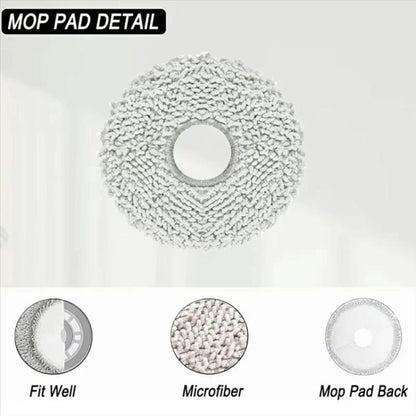 For Roborock G30 U Sweeping Robot Accessories, Spec: 2 Gray Wipes - For Roborock Accessories by buy2fix | Online Shopping UK | buy2fix