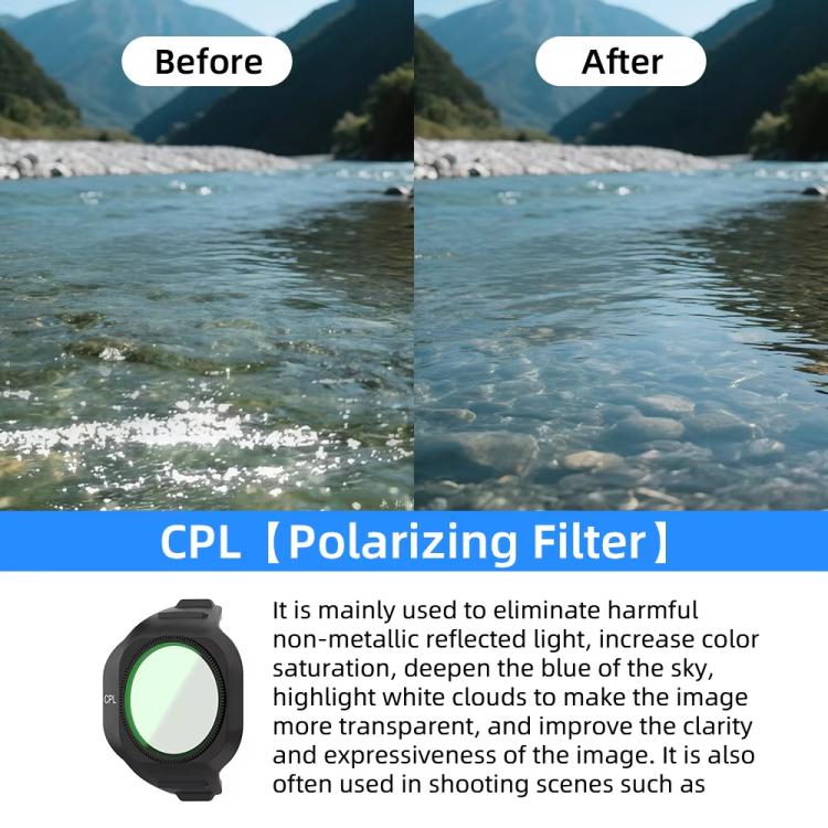 For DJI Mini 5 Pro Drone Magnetic Lens Filters ND8/PL - Lens Filter by buy2fix | Online Shopping UK | buy2fix