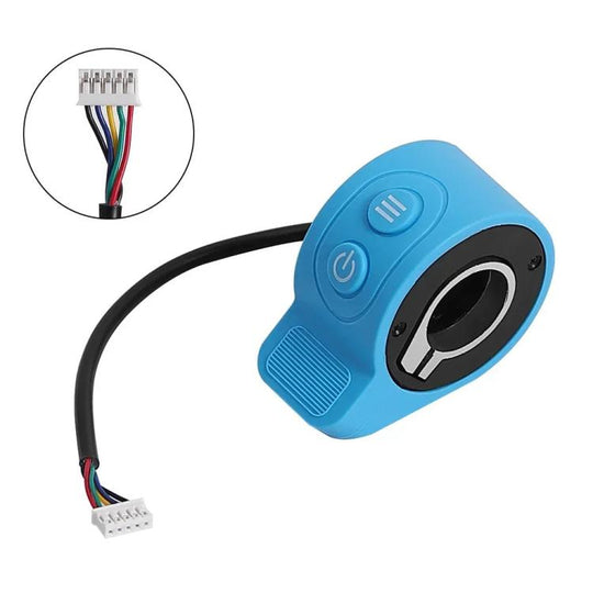 For HX X8 16cm Scooter Finger Picks Speed Controller Throttle Knob Assembly Accessories(Blue)