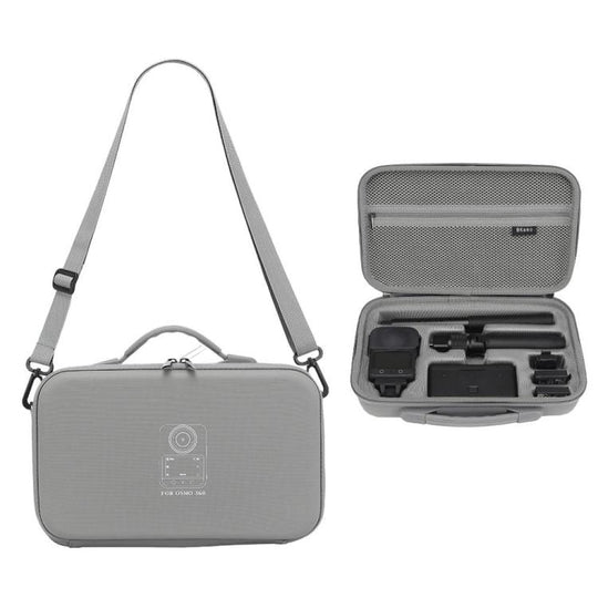 BKano Carrying Case For DJI Osmo 360 Adventure Combo Compatible With Vortex Rotating Handle(Gray)