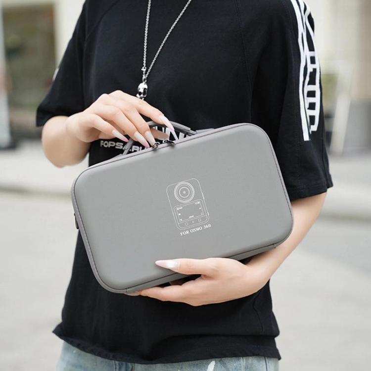 BKano Carrying Case For DJI Osmo 360 Adventure Combo Compatible With Vortex Rotating Handle(Black) - Case & Bags by BKano | Online Shopping UK | buy2fix