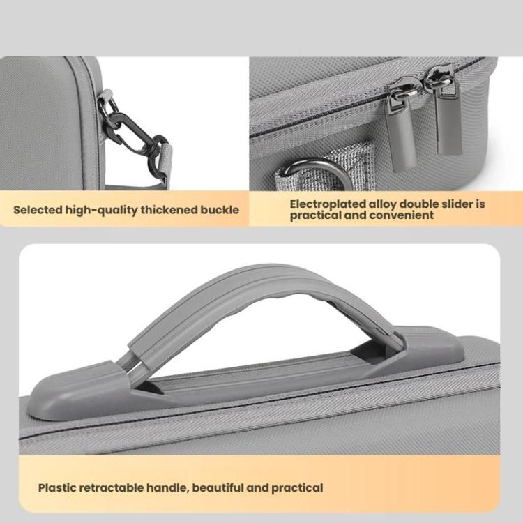 BKano Carrying Case For DJI Osmo 360 Adventure Combo Compatible With Vortex Rotating Handle(Gray) - Case & Bags by BKano | Online Shopping UK | buy2fix