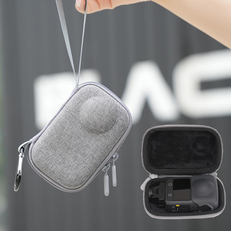 BKano Carrying Case For DJI Osmo 360 Standard Combo Portable Handbag with Carabiner & Wrist Strap(Gray) - Case & Bags by BKano | Online Shopping UK | buy2fix