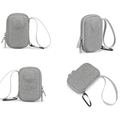 BKano Carrying Case For DJI Osmo 360 Standard Combo Portable Handbag with Carabiner & Wrist Strap(Gray) - Case & Bags by BKano | Online Shopping UK | buy2fix