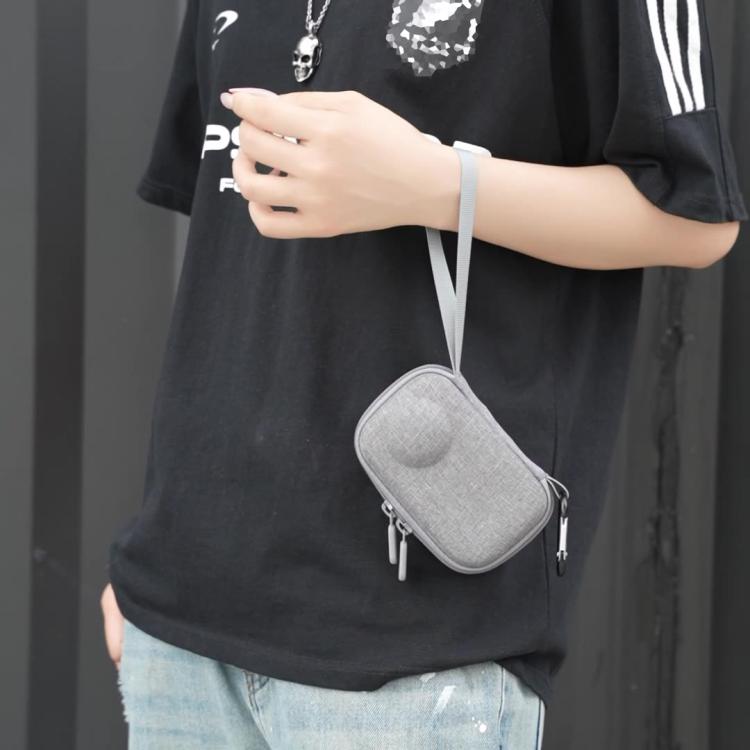 BKano Carrying Case For DJI Osmo 360 Standard Combo Portable Handbag with Carabiner & Wrist Strap(Gray) - Case & Bags by BKano | Online Shopping UK | buy2fix