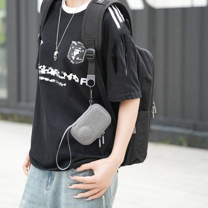 BKano Carrying Case For DJI Osmo 360 Standard Combo Portable Handbag with Carabiner & Wrist Strap(Gray) - Case & Bags by BKano | Online Shopping UK | buy2fix