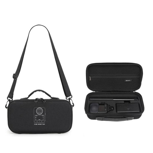 BKano Carrying Case for DJI Osmo 360 Adventure Combo Water-Resistant Hard Shell Shoulder/Handbag(Black) - Case & Bags by BKano | Online Shopping UK | buy2fix