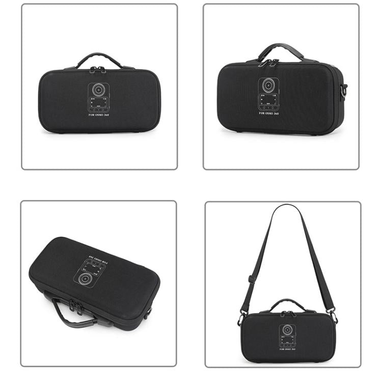 BKano Carrying Case for DJI Osmo 360 Adventure Combo Water-Resistant Hard Shell Shoulder/Handbag(Black) - Case & Bags by BKano | Online Shopping UK | buy2fix
