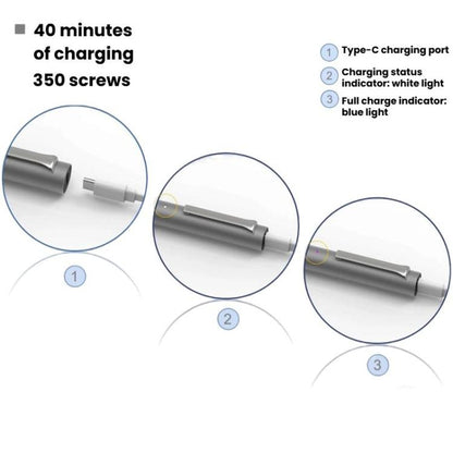 CREATIONSPACE CS0802A 42pcs Mini Electric Rechargeable Screwdriver Set - Screwdriver Set by CREATIONSPACE | Online Shopping UK | buy2fix