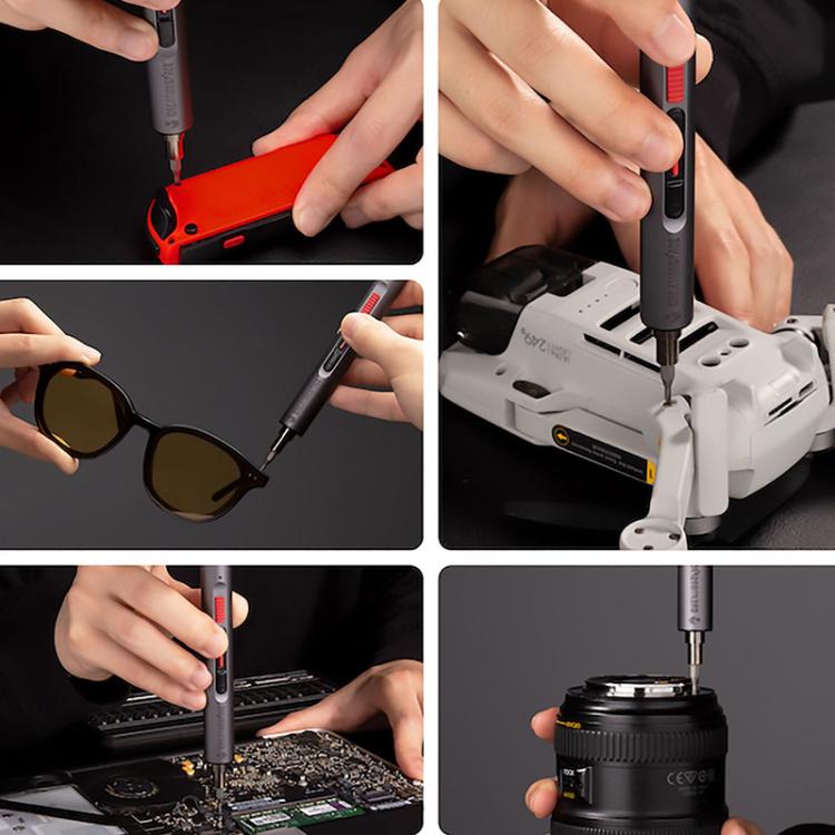 CREATIONSPACE CS0802A 42pcs Mini Electric Rechargeable Screwdriver Set - Screwdriver Set by CREATIONSPACE | Online Shopping UK | buy2fix