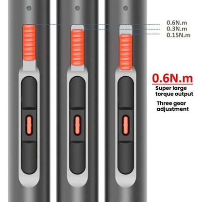 CREATIONSPACE CS0701A 29pcs High-Torque Mini Electric Screwdriver Set - Screwdriver Set by CREATIONSPACE | Online Shopping UK | buy2fix