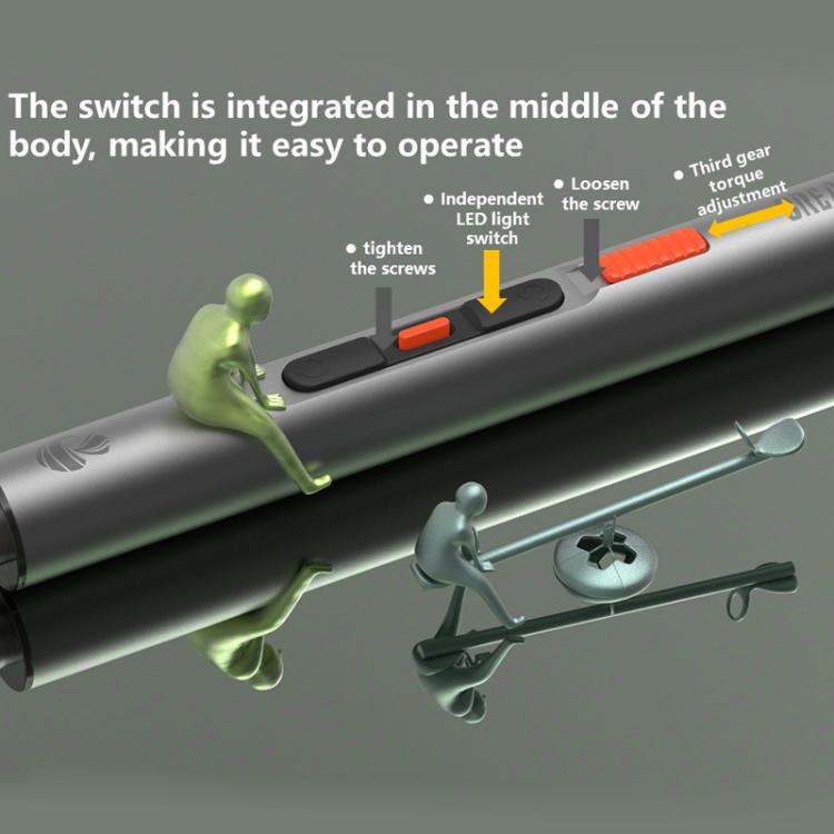 CREATIONSPACE CS0701A 29pcs High-Torque Mini Electric Screwdriver Set - Screwdriver Set by CREATIONSPACE | Online Shopping UK | buy2fix