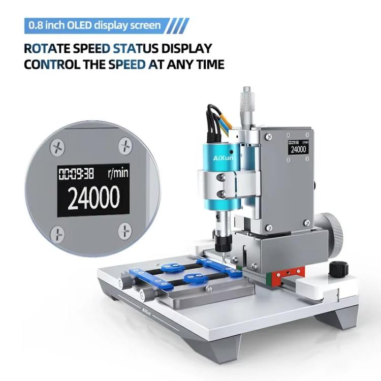 AiXun 2nd Generation Intelligent BGA Chip Polisher Phone Motherboard Automatic Repair Screen IC Degumming Machine EU Plug - Polishing Repair by AiXun | Online Shopping UK | buy2fix