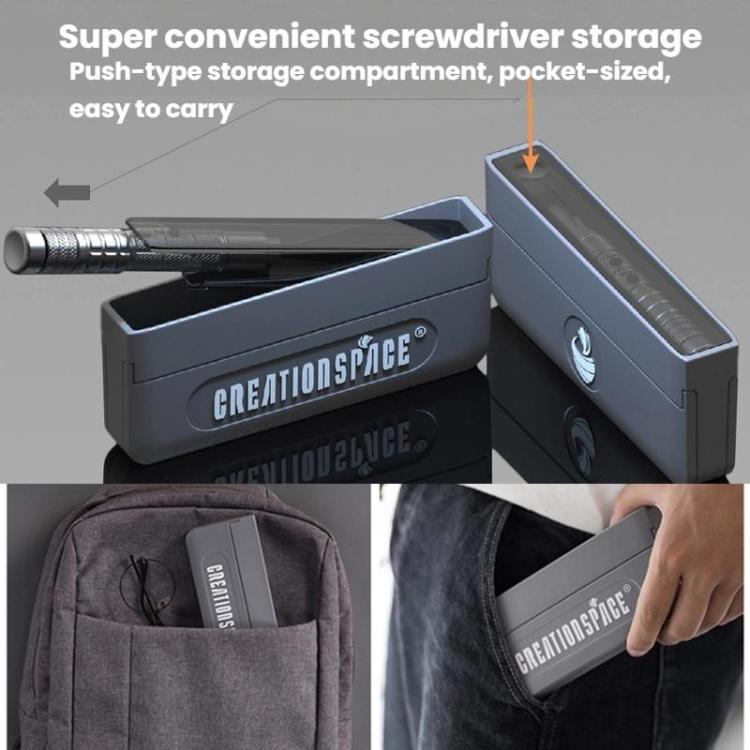 CREATIONSPACE CS0602A 29pcs Rechargeable Electric Screwdriver Set - Screwdriver Set by CREATIONSPACE | Online Shopping UK | buy2fix