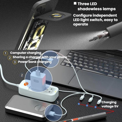 CREATIONSPACE CS0700A High-Torque Mini Electric Screwdriver For Mobile Phone Repair - Screwdriver by CREATIONSPACE | Online Shopping UK | buy2fix