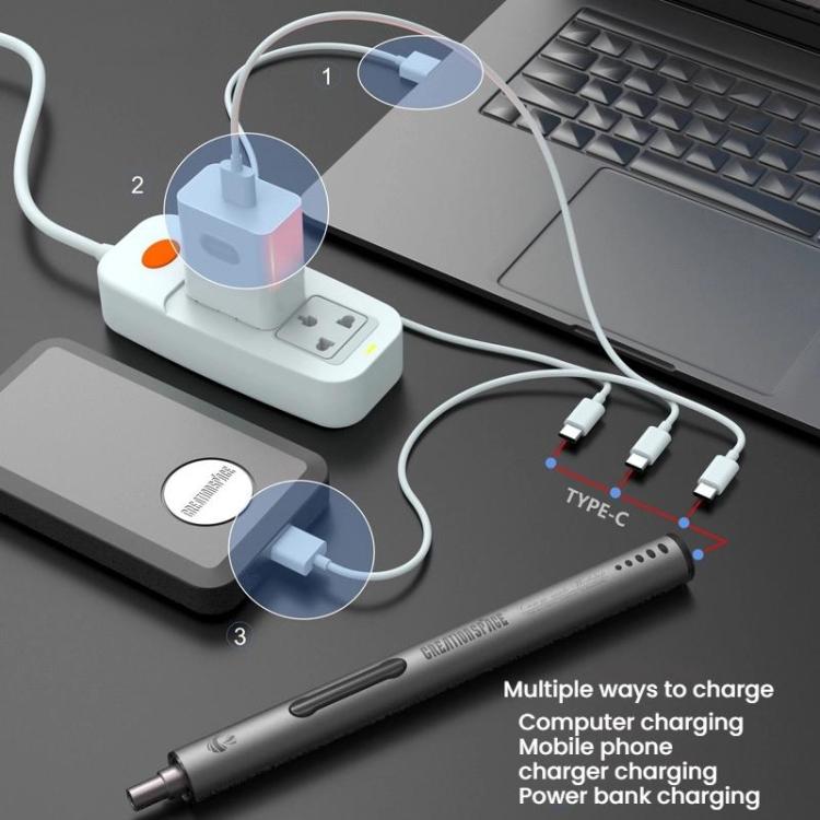 CREATIONSPACE CS0205A 21pcs Pen-Shaped Electric Screwdriver Precision Screwdriver Set - Screwdriver Set by CREATIONSPACE | Online Shopping UK | buy2fix