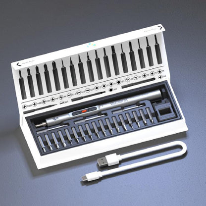 CREATIONSPACE CS0312A 23pcs Precision Electric Screwdriver Set Eyeglass Screw Installation Removal Set - Screwdriver Set by CREATIONSPACE | Online Shopping UK | buy2fix
