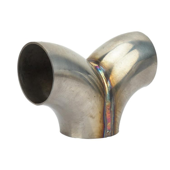 Y-type Three-way Connector For Stainless Steel Exhaust Pipes, Size: 76mm