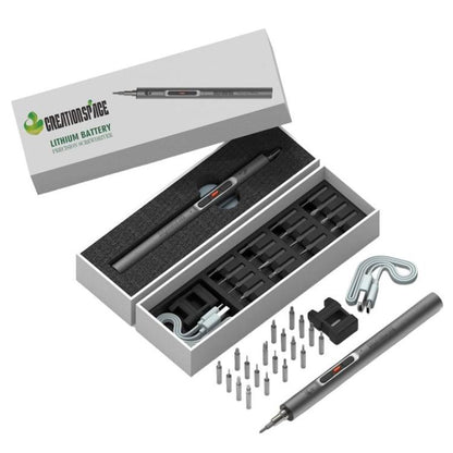 CREATIONSPACE CS0311A 23pcs Mini Electric Screwdriver Set - Screwdriver Set by CREATIONSPACE | Online Shopping UK | buy2fix