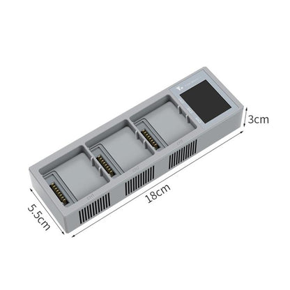 For DJI Mavic 3 YX Battery Charger Digital Display Color Screen Charging Manager(Gray) - Charger by YX | Online Shopping UK | buy2fix