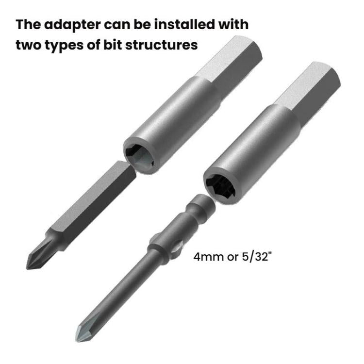 5pcs 6.35mm To 4mm Multi-Function Bit Adapter Screwdriver Bit Accessories - Screwdriver by buy2fix | Online Shopping UK | buy2fix