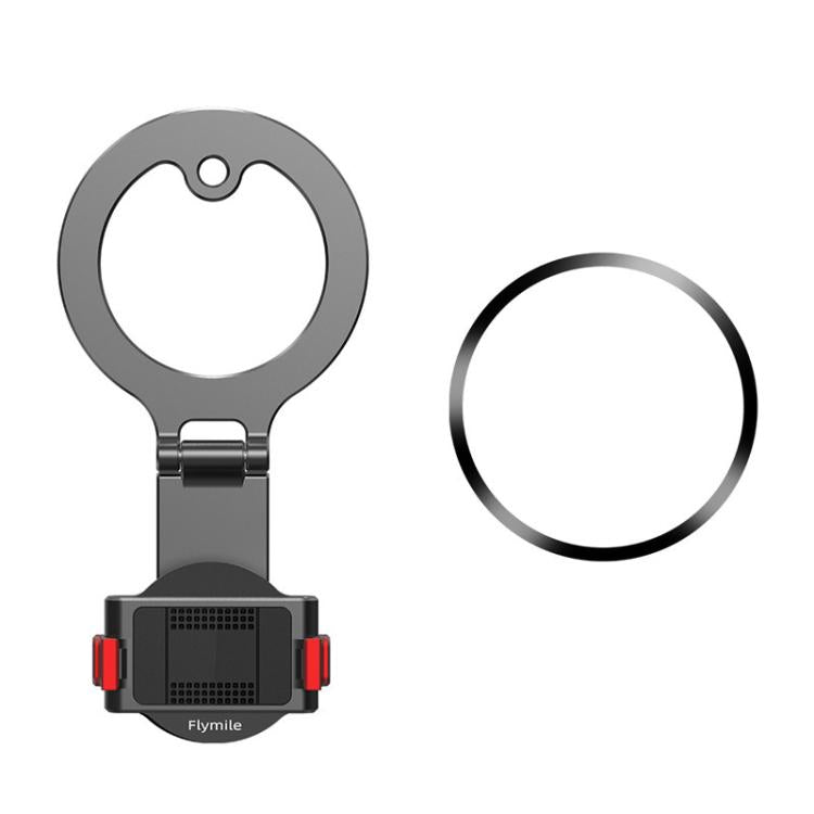 For DJI Osmo Action 3 / 4 / 5 Pro / Osmo 360 Flymile Quick-Release Magnetic Mount(Black) - Mount & Holder by Flymile | Online Shopping UK | buy2fix