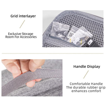 For DJI Mini 5 Pro Standard Edition Nylon Storage Bag Portable Handbag(Black) - Carry Cases & Bags by buy2fix | Online Shopping UK | buy2fix