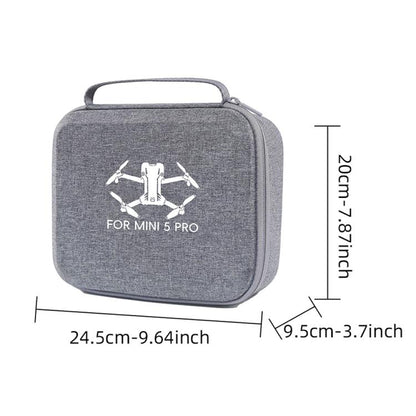 For DJI Mini 5 Pro Standard Edition Nylon Storage Bag Portable Handbag(Black) - Carry Cases & Bags by buy2fix | Online Shopping UK | buy2fix