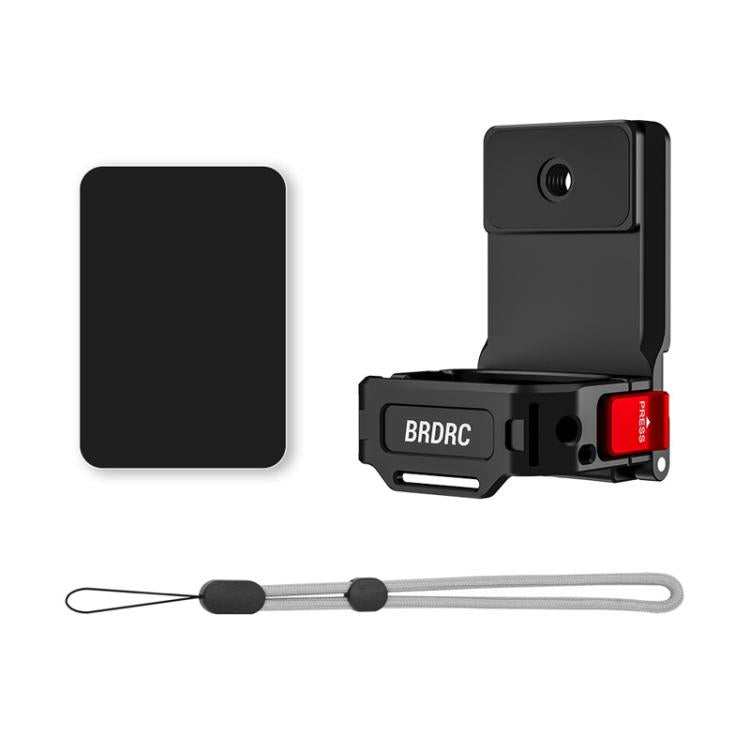 For DJI OSMO POCKET 3 BRDRC Magnetic Mount Expandable Back Clip Adapter(Black) - Mount & Holder by BRDRC | Online Shopping UK | buy2fix