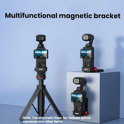 For DJI OSMO POCKET 3 BRDRC Magnetic Mount Expandable Back Clip Adapter(Black) - Mount & Holder by BRDRC | Online Shopping UK | buy2fix