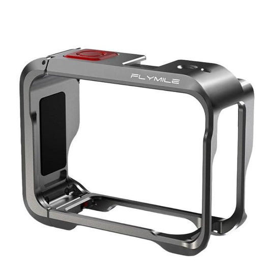 For Insta360 Ace Pro / Ace Pro 2 Flymile Rabbit Cage Metal Protective Frame Extension Action Camera Accessories(Black) - Mount & Holder by Flymile | Online Shopping UK | buy2fix