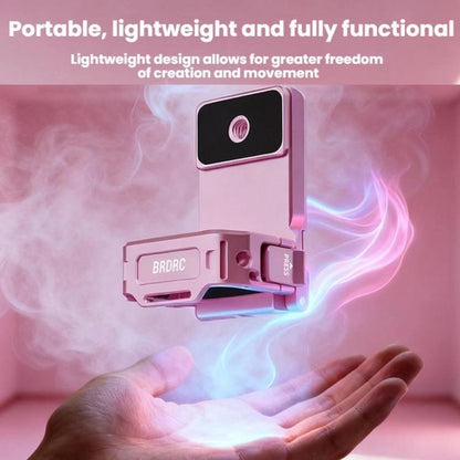 For DJI Osmo Pocket 3 BRDRC Magnetic Mount Expandable Back Clip Adapter(Pink) - Mount & Holder by BRDRC | Online Shopping UK | buy2fix