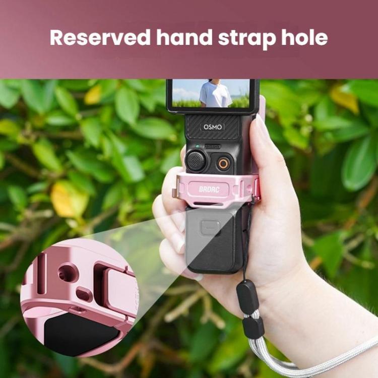 For DJI Osmo Pocket 3 BRDRC Magnetic Mount Expandable Back Clip Adapter(Pink) - Mount & Holder by BRDRC | Online Shopping UK | buy2fix