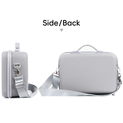 For DJI Mini 5 Pro Fly More Integrated PU Organizer Bag Portable Travel Shoulder Bag(Black) - Carry Cases & Bags by buy2fix | Online Shopping UK | buy2fix