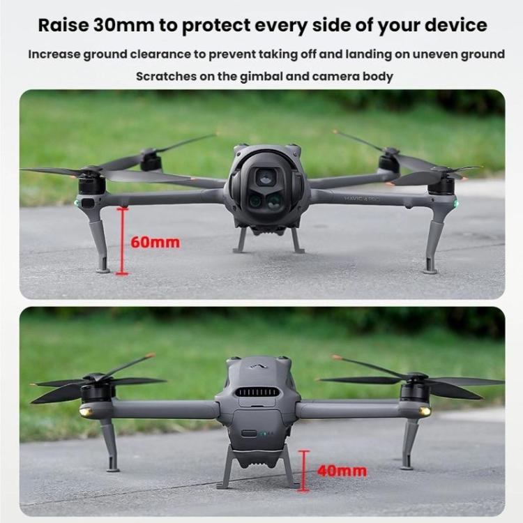 For DJI Mavic 4 Pro BRDRC Landing Heightening Tripod(Gray) - Others by BRDRC | Online Shopping UK | buy2fix