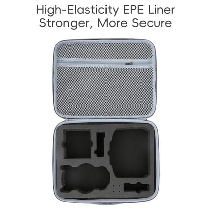 For DJI Mini 5 Pro Fly More All-in-one PU Organizer Bag Portable Travel Shoulder Bag(Black) - Carry Cases & Bags by buy2fix | Online Shopping UK | buy2fix