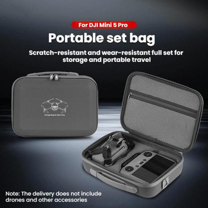 For DJI Mini 5 Pro BRDRC Portable Crossbody Storage Bag(Gray) - Carry Cases & Bags by BRDRC | Online Shopping UK | buy2fix