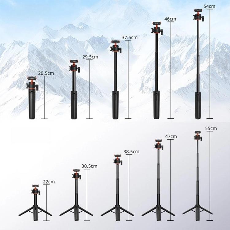 For DJI Osmo Action 3 / 4 / 5 Pro Flymile AC5012_5 Extended Selfie Stick Holder Magnetic Quick Release Tripod - Mount & Holder by Flymile | Online Shopping UK | buy2fix