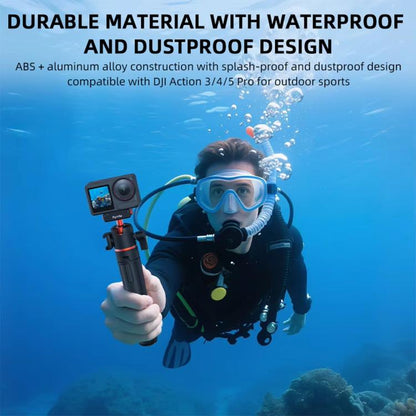 For DJI Osmo Action 3 / 4 / 5 Pro Flymile AC5012_5 Extended Selfie Stick Holder Magnetic Quick Release Tripod - Mount & Holder by Flymile | Online Shopping UK | buy2fix