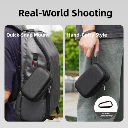 Flymile Carrying Case For DJI Osmo Action 5 Pro/4/3 Grip Cage Version Portable Handdbag(Black) - Case & Bags by Flymile | Online Shopping UK | buy2fix