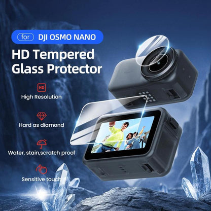 For DJI Osmo Nano aMagisn Tempered Glass Screen Protector Lens Film, Spec: 1set - Protective Film & Stickers by aMagisn | Online Shopping UK | buy2fix