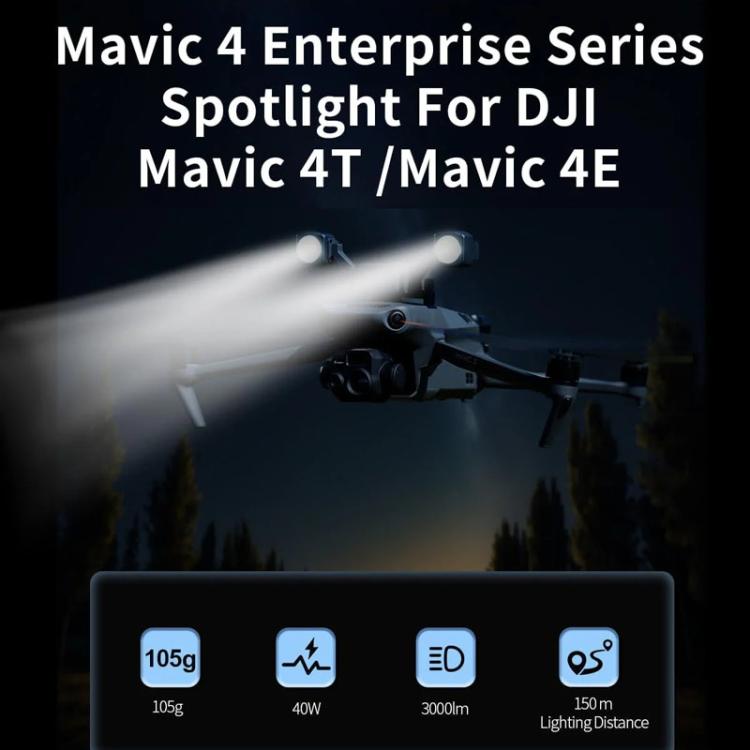 For DJI Matrice 4E / 4T LKTOP LK340 40W Searchlight Drone Mounted Colorful Flashing Lamp - Others by LKTOP | Online Shopping UK | buy2fix