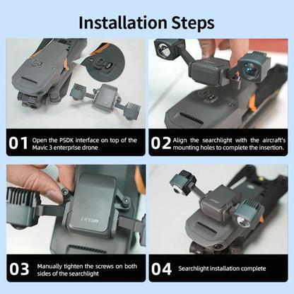 For DJl Mavic 3T / 3E LKTOP LK340 40W Searchlight Drone Mounted Colorful Flashing Lamp - Others by LKTOP | Online Shopping UK | buy2fix