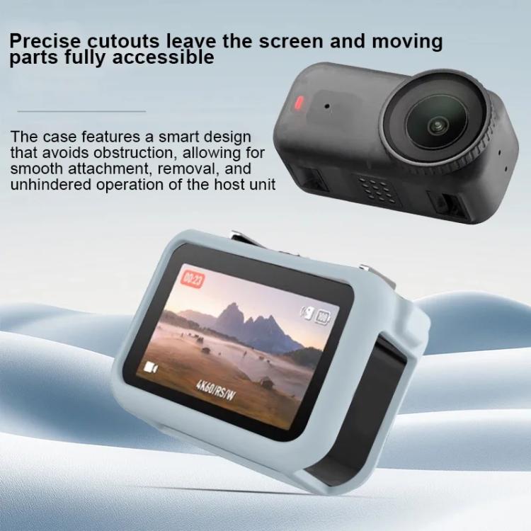 CYNOVA Silicone Case For DJI Osmo Nano Vision Dock Protective Cover(Gray) - Case & Bags by CYNOVA | Online Shopping UK | buy2fix