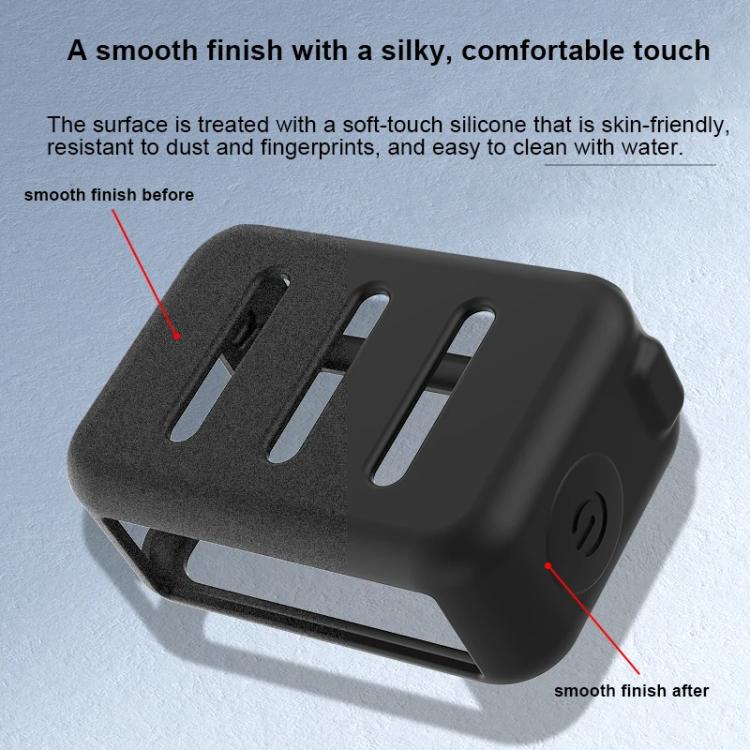 CYNOVA Silicone Case For DJI Osmo Nano Vision Dock Protective Cover(Black) - Case & Bags by CYNOVA | Online Shopping UK | buy2fix