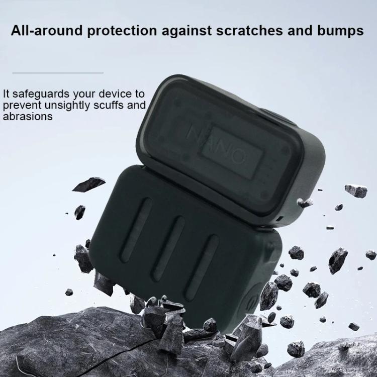 CYNOVA Silicone Case For DJI Osmo Nano Vision Dock Protective Cover(Black) - Case & Bags by CYNOVA | Online Shopping UK | buy2fix